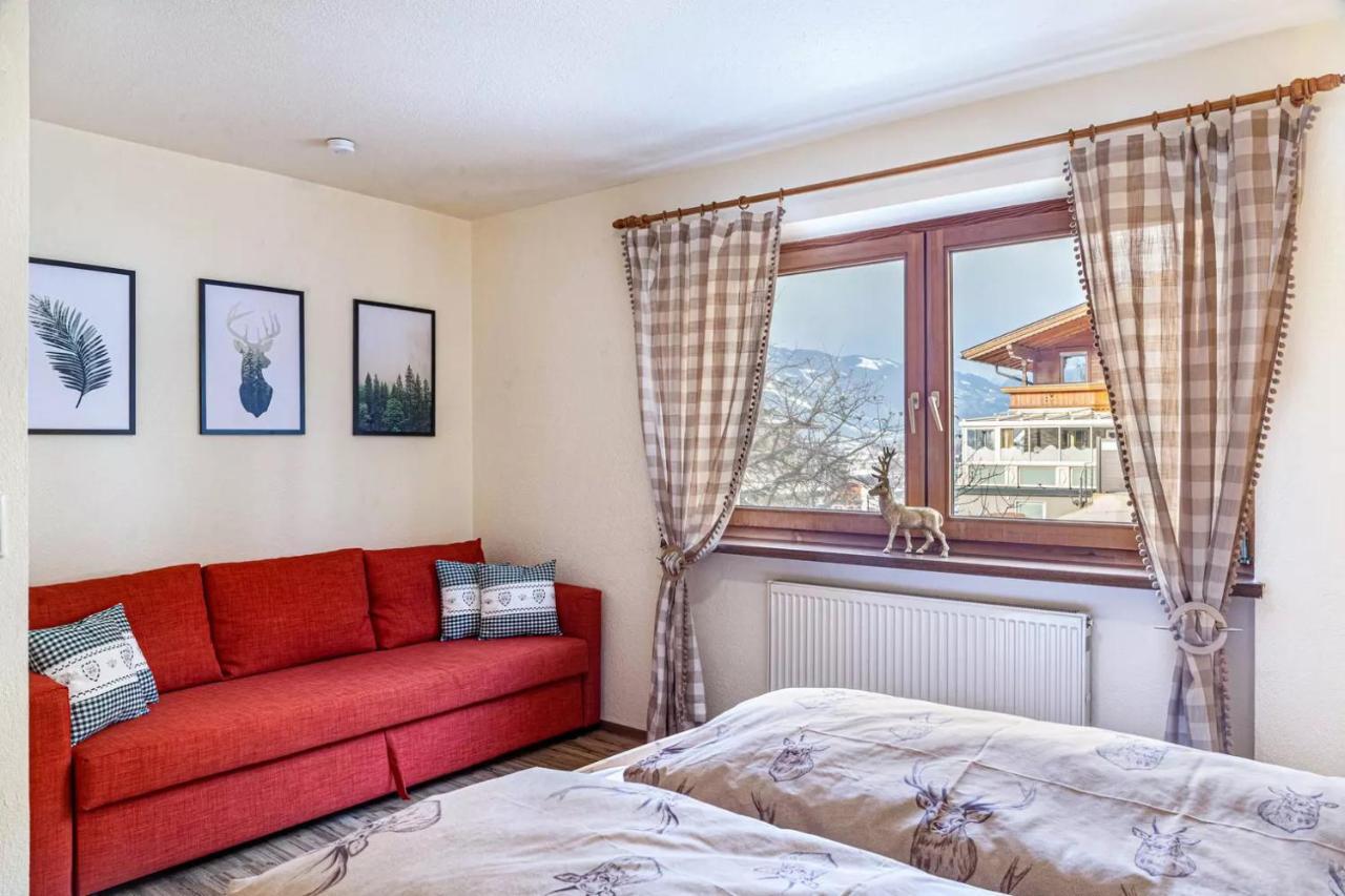 Ferienwohnung Platzhirsch Panorama View Balkon, Gartensauna, Garten, Grillplatz Stumm Eksteriør bilde