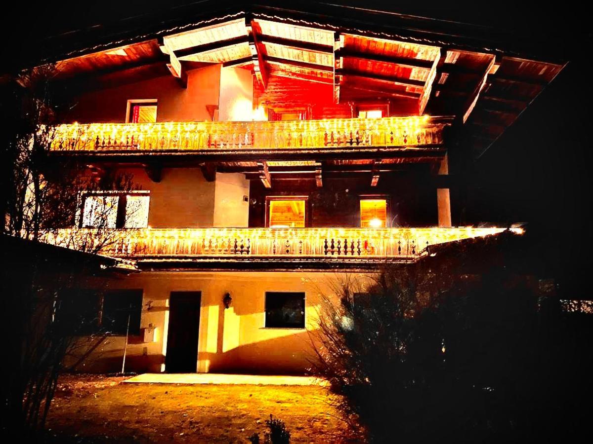 Ferienwohnung Platzhirsch Panorama View Balkon, Gartensauna, Garten, Grillplatz Stumm Eksteriør bilde
