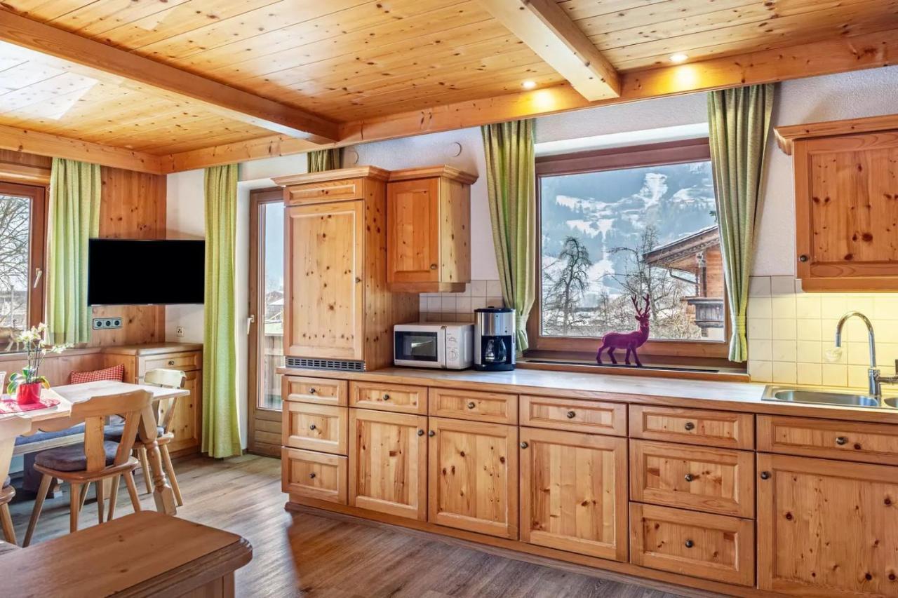 Ferienwohnung Platzhirsch Panorama View Balkon, Gartensauna, Garten, Grillplatz Stumm Eksteriør bilde