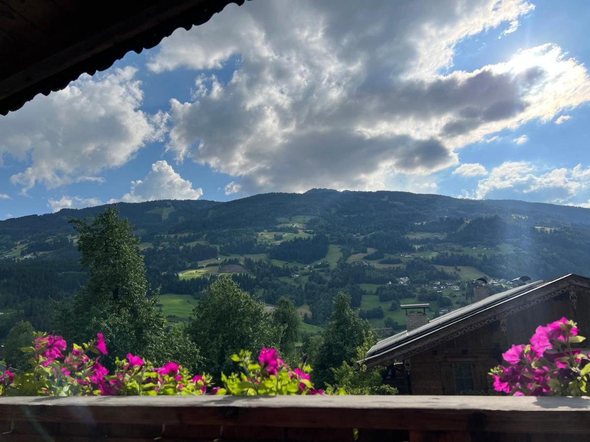 Ferienwohnung Platzhirsch Panorama View Balkon, Gartensauna, Garten, Grillplatz Stumm Eksteriør bilde