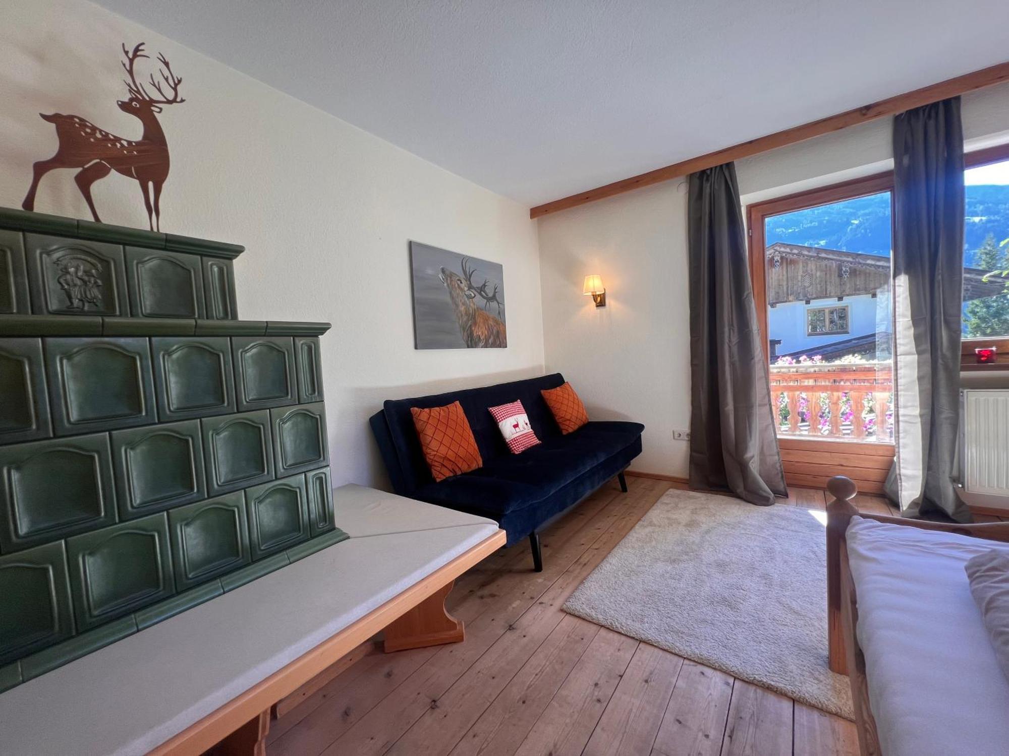 Ferienwohnung Platzhirsch Panorama View Balkon, Gartensauna, Garten, Grillplatz Stumm Eksteriør bilde